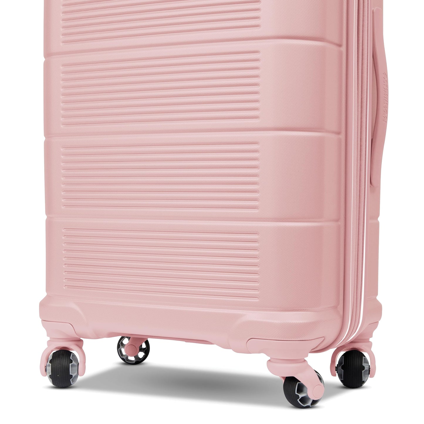 American Tourister Stratum 2.0 Expandable Hardside Luggage with Spinner Wheels, 2-Piece Set 20/24, Pink Blush