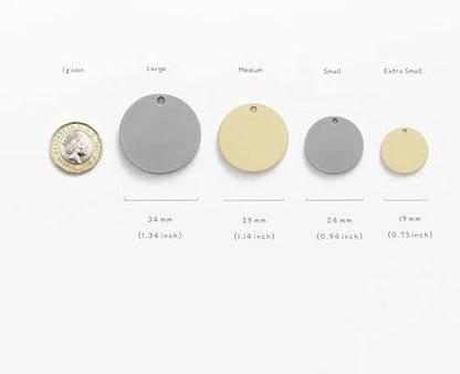 Cats Dogs ID Tags Personalized Lovely Symbols Pets Collar Name Accessories Simple Custom Engraved Supplies for Small Four Legged Child Necklace Chain Anti-Lost Industrial Steel Charm