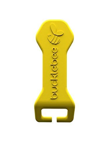 Bucklebee Easy Car Seat Buckle Release Aid for Children Unbuckle Car Seat Release Tool - Button Pusher - Opener for Nails - Buckle Release Tool (1 Pack Yellow)