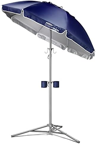 Wondershade Ultimate Portable Sun Shade Umbrella, Lightweight Adjustable Instant Sun Protection - Navy