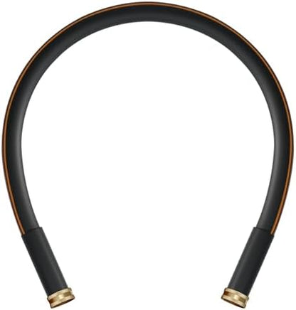 Atlantic Female to Female Heavy Duty Garden Hose 3 ft x 5/8 Inch Black Water Hose Short Connection Leader Hose (3 Feet)