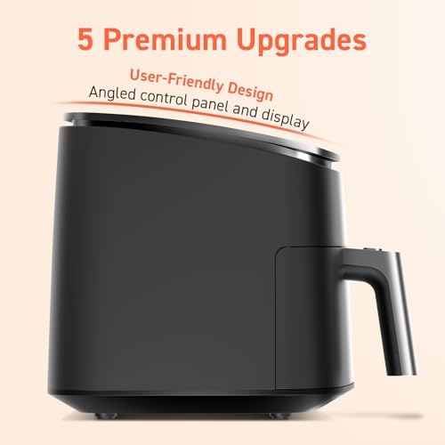 COSORI Air Fryer 9-in-1, Compact & Large 6-Qt, Fast Turbo Modes, 90–450°F Precise Heat for Even Results, Up to 95% Less Oil*, Roast, Bake, Dry, Reheat, Frozen, Broil, Proof, 120V, TurboBlaze, Ceramic