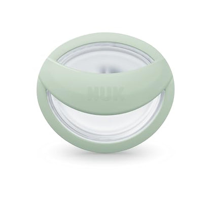 NUK Perfect Match Silicone Pacifier, 4 Pack, for Ages 0-6m, Green & White