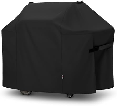 Unicook 58 Inch Grill Cover for Weber Genesis II, LX 300 Series and Genesis 300 Series Gas Grills, Heavy Duty Waterproof Fade Resistant BBQ Cover, All Weather Protection, Compared to Weber 7130
