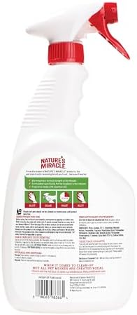 Nature’s Miracle Urine Destroyer Plus Dog, 32 Ounces, Enzymatic Formula, Ready-to-Use