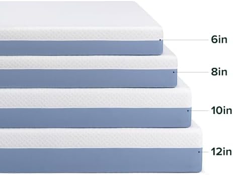 ZINUS 8 Inch Twin Cooling Essential Memory Foam Mattress [NewVersion], Fiberglass Free, Medium Feel, Breathable Cooling Layers, Certified Safe Materials