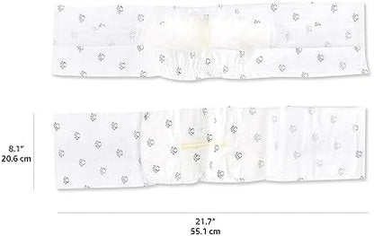 Amazon Basics Absorbent, Leakproof Male Dog Wrap Disposable Diapers, Small, Pack of 50, White