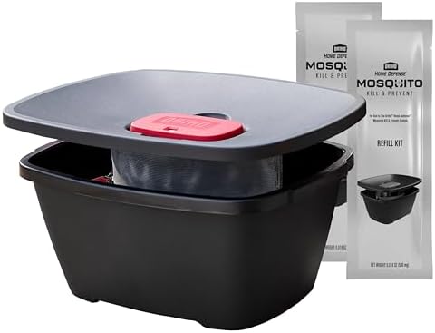 Ortho Home Defense Mosquito Kill and Prevent, Controls Mosquitoes and Larvae, Silent, Easy-to-Use, Protects up to 4,300 sq. ft., 1 Mosquito Station and 2 Refill Bands
