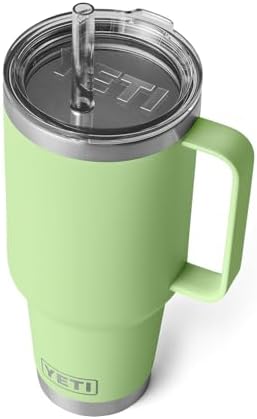 YETI Rambler 42 oz Straw Mug, Vacuum Insulated, Stainless Steel, Key Lime