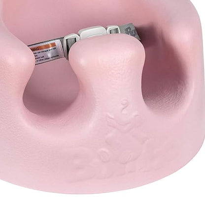 Bumbo Baby Infant Soft Foam Comfortable Support Wide Floor Seat with 3 Point Adjustable Harness for Ages 3 to 12 Months, Cradle Pink