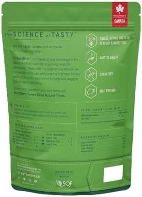 Nutri Bites Freeze Dried Beef Liver Dog & Cat Treats | Healthy Pet Training Treats or Food Topper | All Natural, Single Ingredient, High Protein | Premium Bulk Value Pack, 17.6 oz