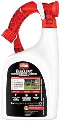Ortho BugClear Insect Killer for Lawns and Landscapes Ready-to-Spray, Kills Periodical Cicadas, Mosquitoes, Ants, Spiders, Fleas, Ticks and More, 32 oz.
