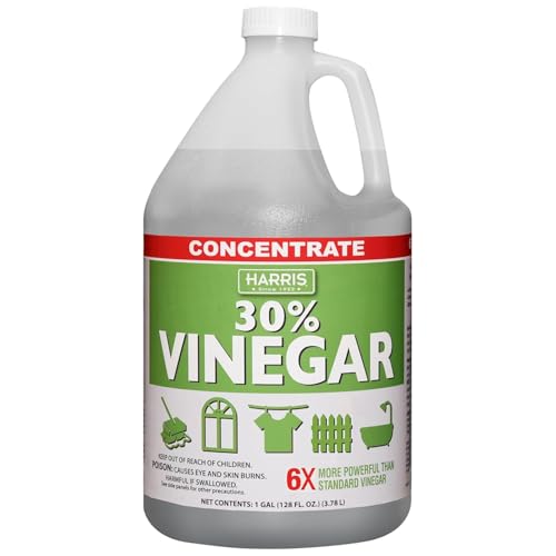 Harris 30% Extra Strength Concentrated Vinegar for Home and Outdoor Use, 1 Gallon