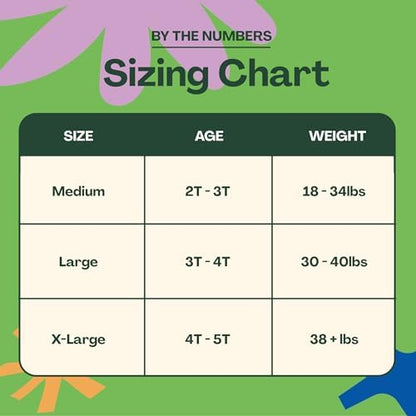Hello Bello Premium Training Pants 3T-4T, All About Feelings Design, 22ct Jumbo Pack