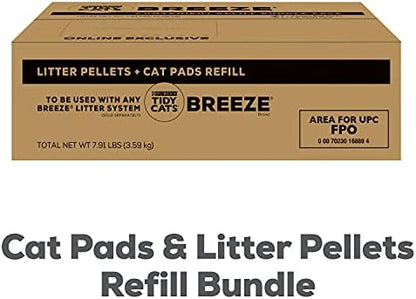 Purina Tidy Cats Breeze Litter System Cat Refill Bundle - 7.91 lb. Box