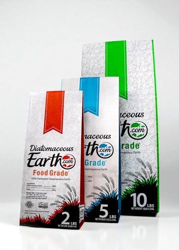 DiatomaceousEarth 10 LBS Food Grade Diatomaceous Earth - 100% Organic All Natural Diamateous Powder - Diametaceous for Humans is Safe Around Children