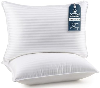 Utopia Bedding Bed Pillows for Sleeping Queen Size (White), Set of 2, Cooling Hotel Quality, for Back, Stomach or Side Sleepers