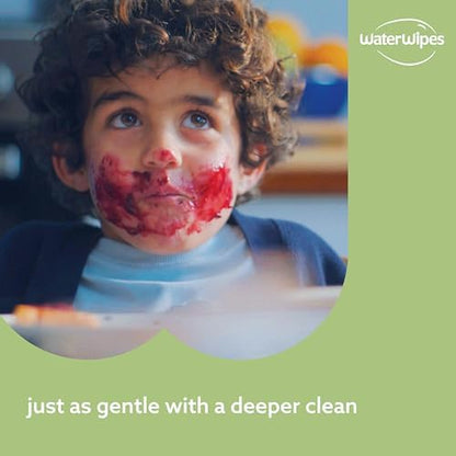 WaterWipes Textured Clean, Toddler & Baby Wipes, 99.9% Water, 3-In-1 Cleans, Cares, Protects, Unscented & Hypoallergenic, 720 Count (12 Packs), Packaging May Vary