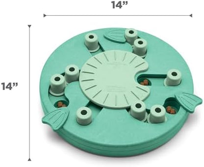 Outward Hound by Nina Ottosson Dog Worker Treat Puzzle Enrichment Toy, Level 3 Advanced, Green
