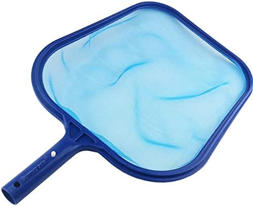 Sunnyglade Swimming Pool Cleaner Supplies/Professional Heavy Duty Pool Leaf Rake Fine Mesh Frame Net/Cleaning Leaf Skim Net (1, Blue)