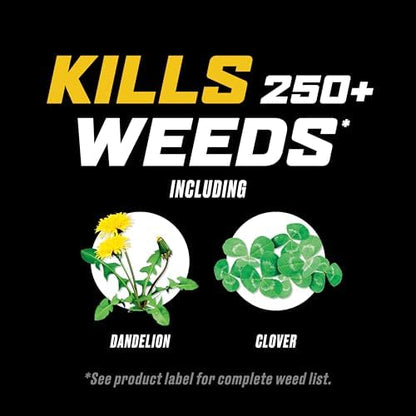 Ortho WeedClear Weed Killer for Lawns with Comfort Wand, Kills More than 250 Weeds including Dandelion and Clover, 1 gal.