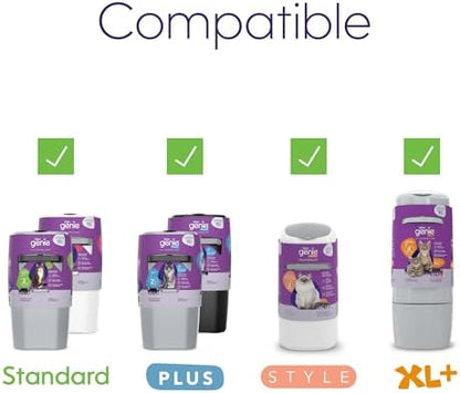 Litter Genie Refill Bags | Jumbo 1-Pack, 28 Total ft | Up to 4 Months of Supply in 1 Cartridge | Ultimate Odor Control Cat Litter Bags