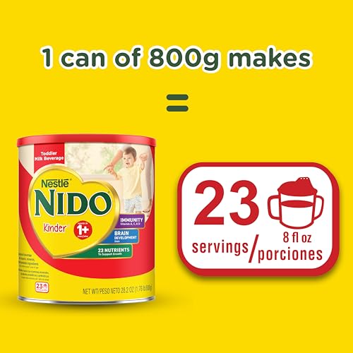 Nido NESTLE Kinder 1+ Powdered Milk Beverage 1.76 lb. Canister