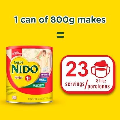 Nido NESTLE Kinder 1+ Powdered Milk Beverage 1.76 lb. Canister