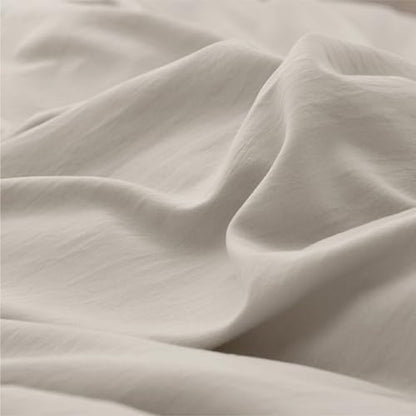 Bedsure Duvet Cover King Size - 3 Pieces Prewashed Cotton-Like Extra Soft Bedding Set, Includes 1 Duvet Cover 104x90 Inches with Zipper Closure & 2 Pillow Shams, Linen, Comforter Not Included