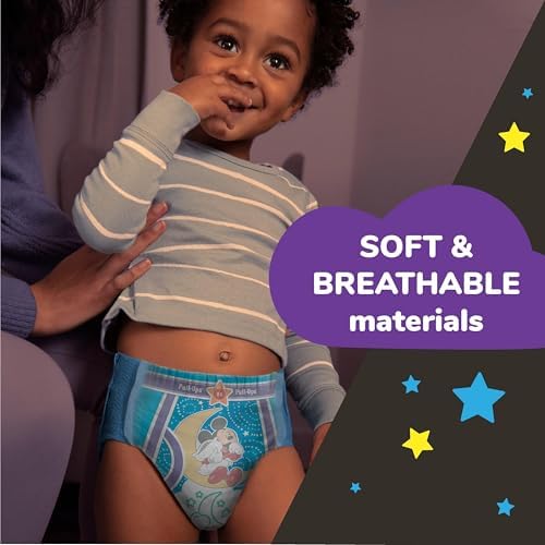 Pull-Ups Boys' Night-Time Potty Training Pants, Size 4T-5T Overnight Training Underwear (38-50 lbs), 52 Ct