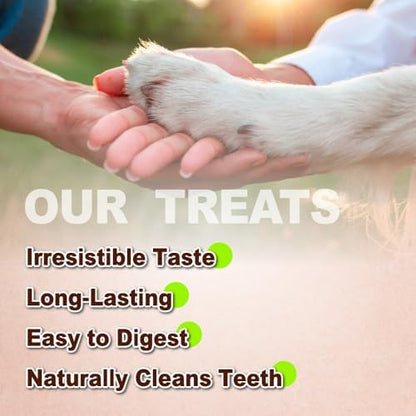 Afreschi Turkey Tendon Dog Treats, Strip 3.53 oz, USA Sourced Turkey, All Natural Human Grade Puppy Chew, Hypoallergenic, Rawhide Alternative, for Small Breeds