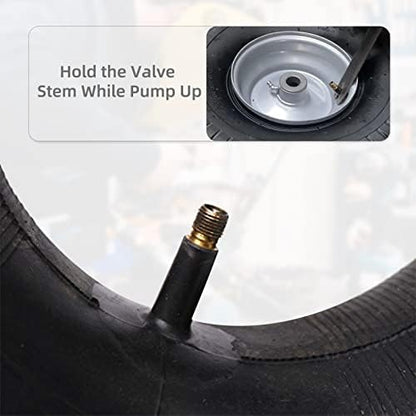 (2-Pack) AR-PRO 15x6.00-6" Inner Tubes with TR-13 Straight Valve Stem - Replacement Lawn Mower Tire Tubes with TR13 Straight Valve Stem - Suitable for Yard Tractors, Wheelbarrows, ATVs, and More