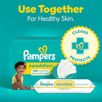 Pampers Baby Diapers - Swaddlers - Size 5, 132 Count, Ultra Absorbent Disposable Infant Diaper