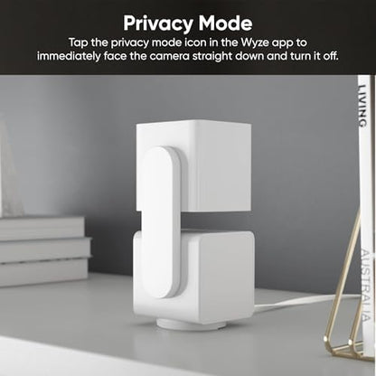 WYZE Cam Pan v3 Indoor/Outdoor IP65 1080P 360° Pan/Tilt/Zoom WiFi Smart Home Security Camera, Motion Tracking for Baby/Pet, Color Night Vision, Works with Alexa&Google Assistant, Free Expert Setup