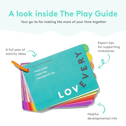 LOVEVERY | The Play Gym | Award Winning For Baby , Stage-Based Developmental Activity Gym & Play Mat for Baby to Toddler