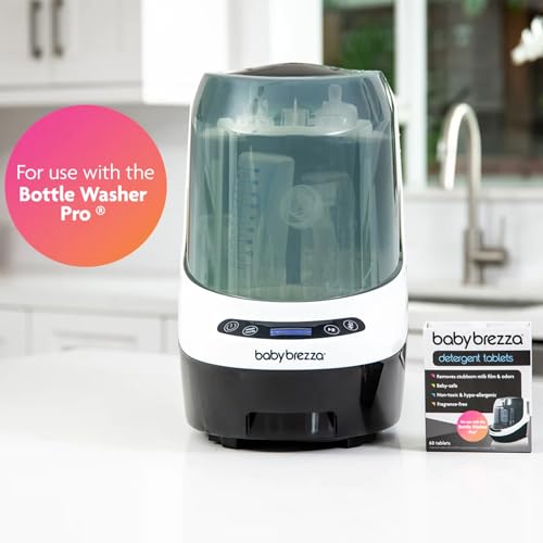 Baby Brezza Universal Detergent Soap Tablets for Baby Brezza Bottle Washer Pro and All Brands of Bottle Washers, 120 Tablets
