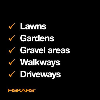 Fiskars 3-Claw Stand Up Weed Puller Tool, Gardening Weeder, Hand Weeding Tool with 39" Long Ergonomic Handle with Easy-Eject Mechanism