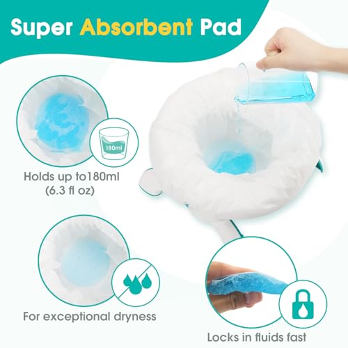 [30 Counts] Disposable Potty Liners Compatible with OXO Tot 2-in-1 Go Potty, Potty Refill Bags for Toddler Travel, Universal Potty Bags Fit Most Potty Chairs and Travel Potty