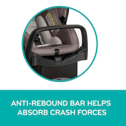 Evenflo Pivot Modular Travel System with LiteMax Infant Car Seat (Casual Gray)