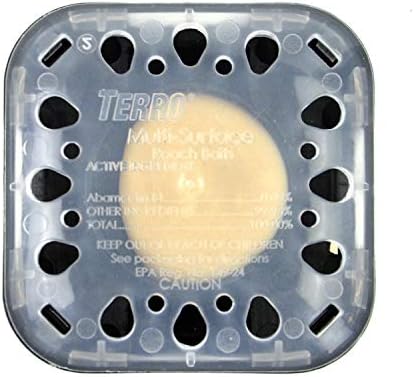 TERRO T500 Indoor Multi-Surface Roach Bait Stations - Indoor Cockroach Killer, 6 Bait Stations, Black