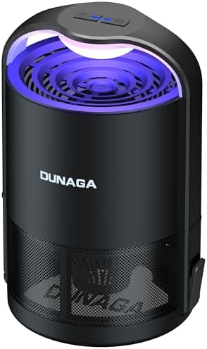 Fly Traps, Fruit Fly Trap Indoor, Gnat Traps, Bug Zapper Indoor,Mosquito Traps with 10 Sticky Glue Boards, Black