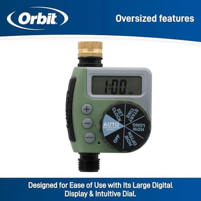 4-Pack Orbit 62056 One Outlet Single-Dial Hose Faucet Timer (Pack of 4)