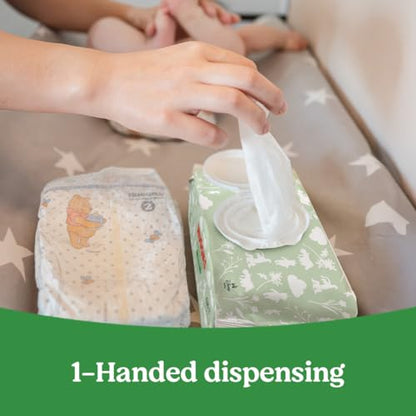 Huggies Natural Care Sensitive Baby Wipes, Unscented, Hypoallergenic, 99% Purified Water, 12 Flip-Top Packs (768 Wipes Total), Packaging May Vary