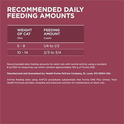 Purina ONE High Protein Dry Cat Food, +Plus Urinary Tract Health Formula - 16 lb. Bag