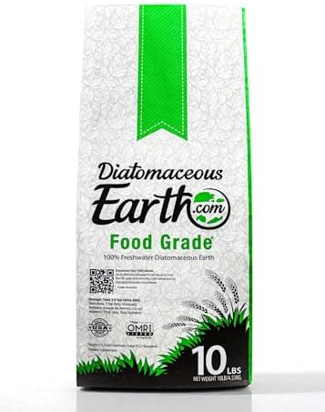 DiatomaceousEarth 10 LBS Food Grade Diatomaceous Earth - 100% Organic All Natural Diamateous Powder - Diametaceous for Humans is Safe Around Children
