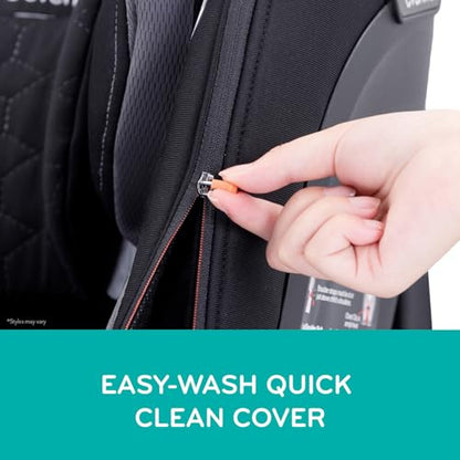 Evenflo Revolve360 Extend Convertible Car Seat with 360 Degree Rotation, Extended Rear-Facing, Forward-Facing, Booster Mode, and Secure Latch Install, Revere Gray