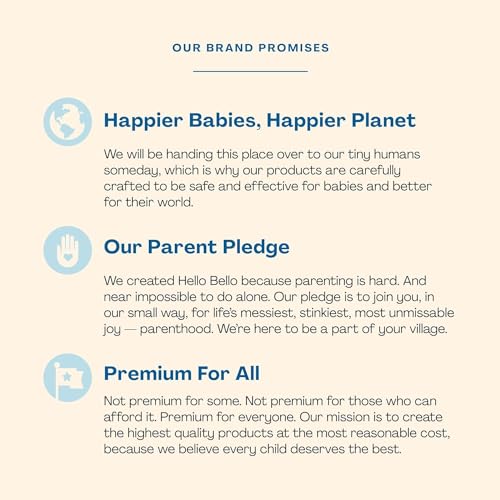 Hello Bello Extra Gentle Unscented Baby Wipes, Plant Based, Made with 99% Water and Aloe for Babies and Kids, 720 Count
