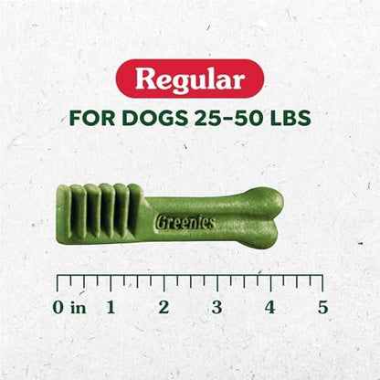 Greenies Original Regular Dental Dog Treats, 36 oz. Pack (36 Treats)