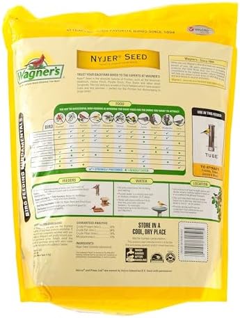 Wagner's 62050 Nyjer Seed Wild Bird Food, 10-Pound Bag