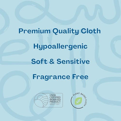 Hello Bello Extra Gentle Unscented Baby Wipes, Plant Based, Made with 99% Water and Aloe for Babies and Kids, 720 Count